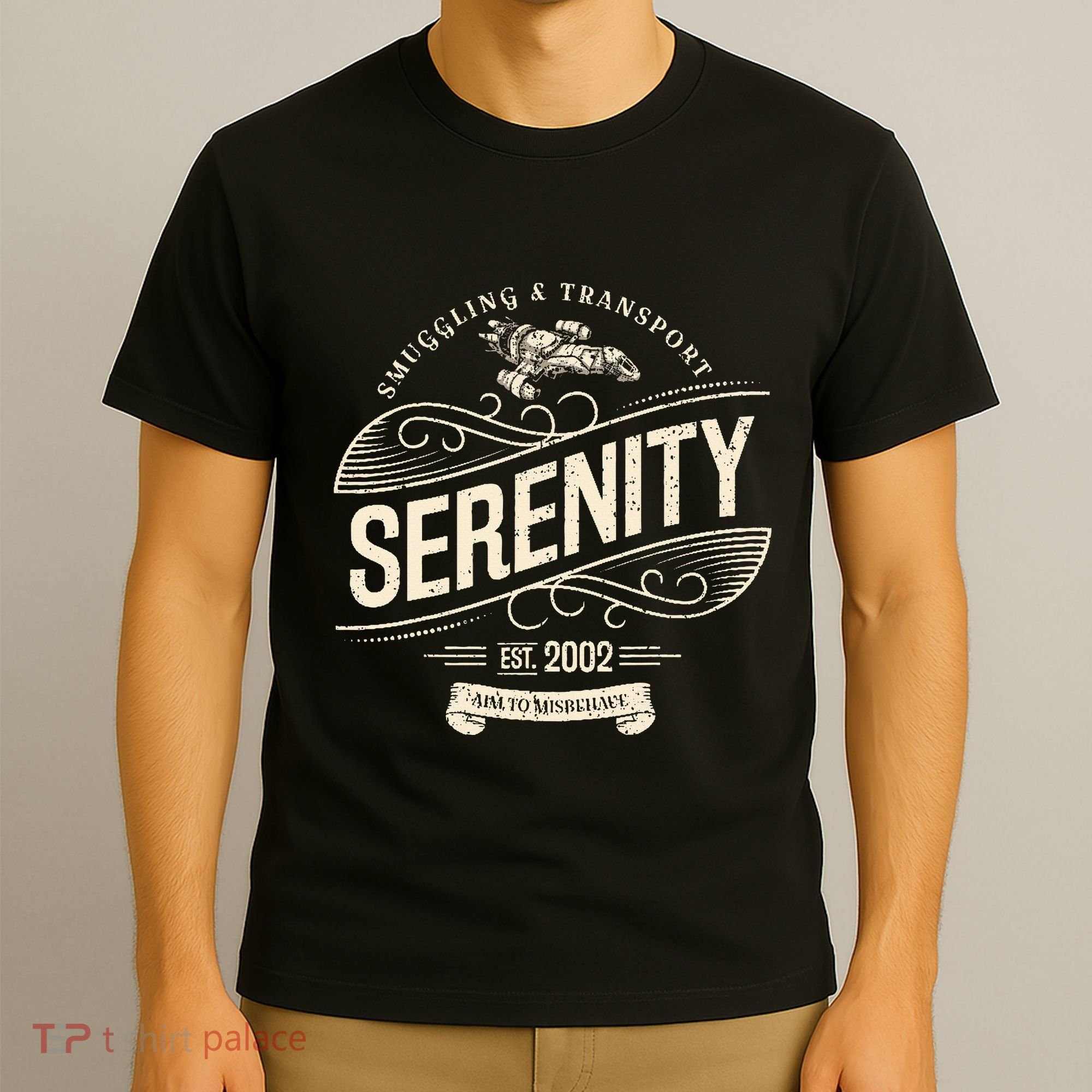 Vintage Serenity Smuggling And Transport Firefly T-Shirt