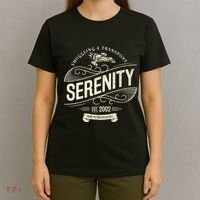 Vintage Serenity Smuggling And Transport Firefly T-Shirt thumb 4