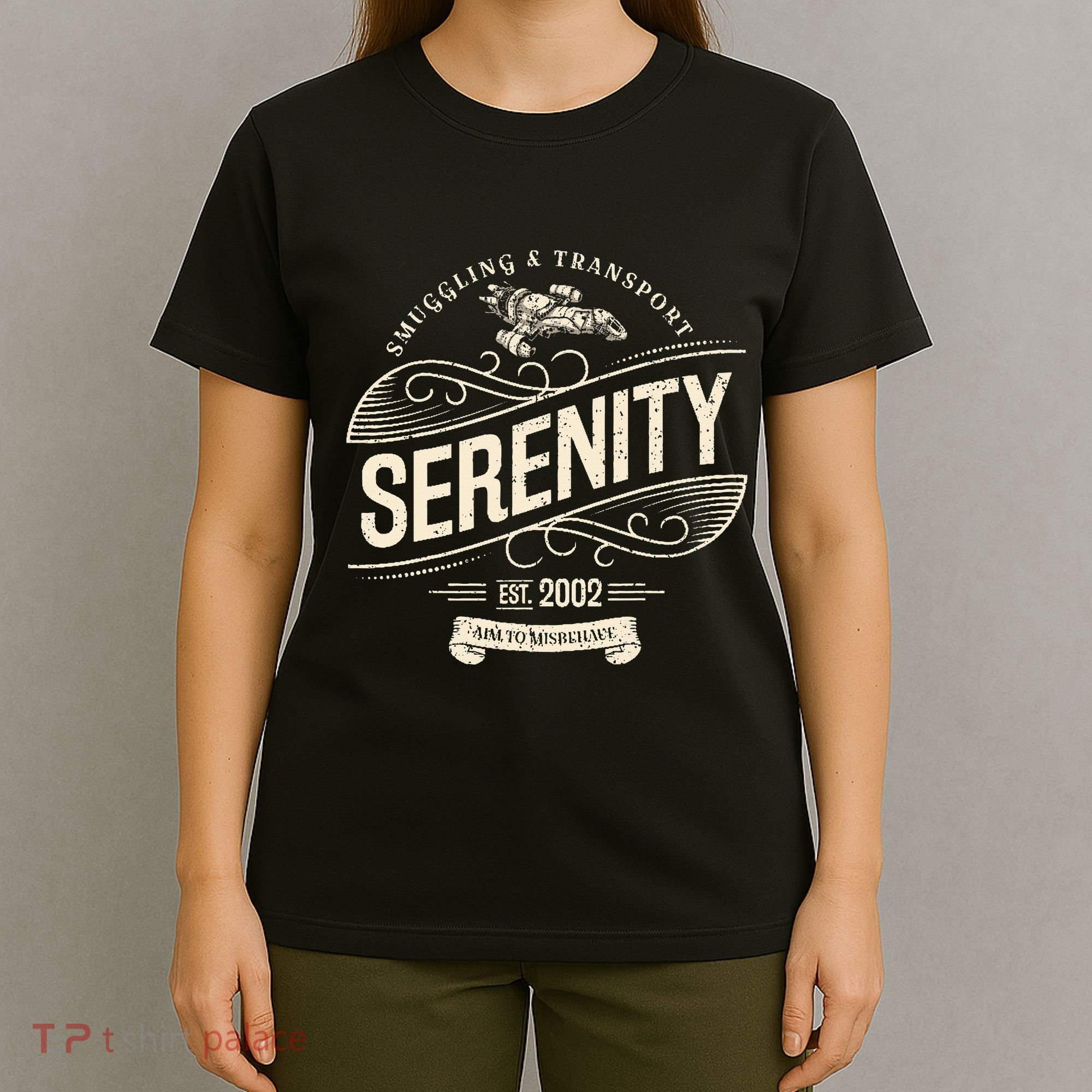 Vintage Serenity Smuggling And Transport Firefly T-Shirt