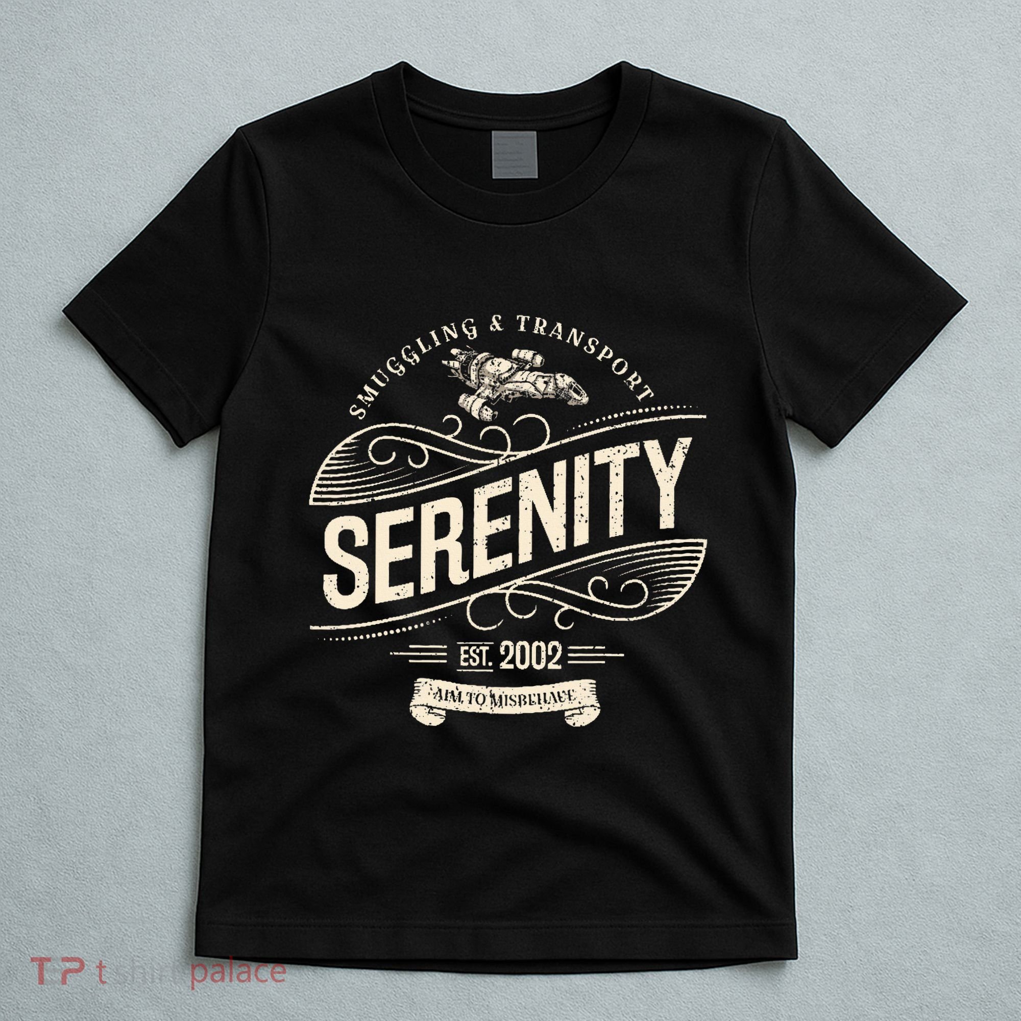 Vintage Serenity Smuggling And Transport Firefly T-Shirt