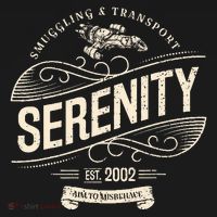 Vintage Serenity Smuggling And Transport Firefly T-Shirt thumb 7