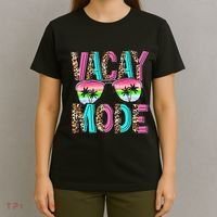 Vacation Summer Sunglasses And Palm Trees Vacay Mode Funny T-Shirt thumb 4