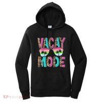 Vacation Summer Sunglasses And Palm Trees Vacay Mode Funny Women's Hoodie thumb 0
