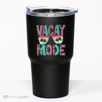 Vacation Summer Sunglasses And Palm Trees Vacay Mode Funny Tumbler thumb 0