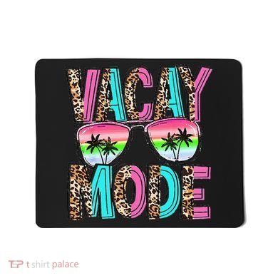 Vacation Summer Sunglasses And Palm Trees Vacay Mode Funny Mousepad