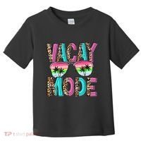 Vacation Summer Sunglasses And Palm Trees Vacay Mode Funny Toddler T-Shirt thumb 0