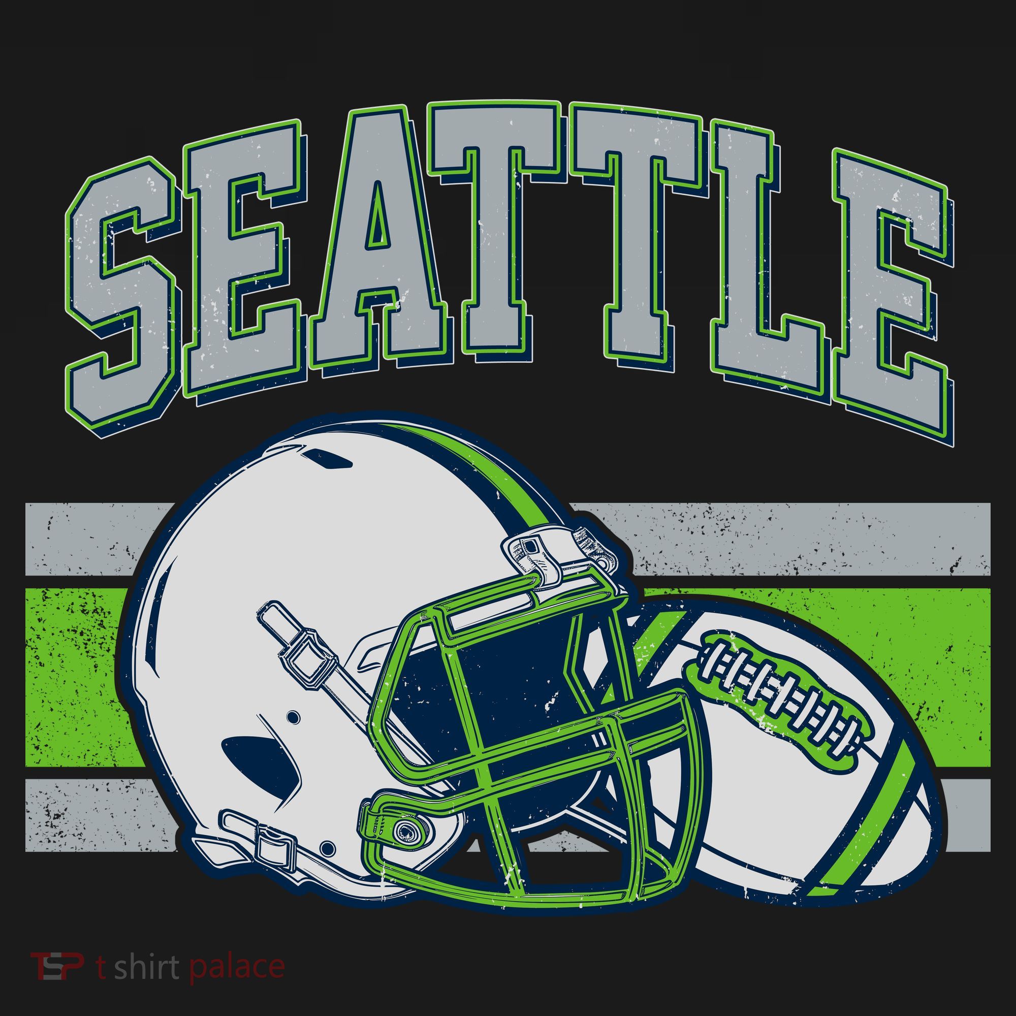 Varsity Style Seattle Football Ornament
