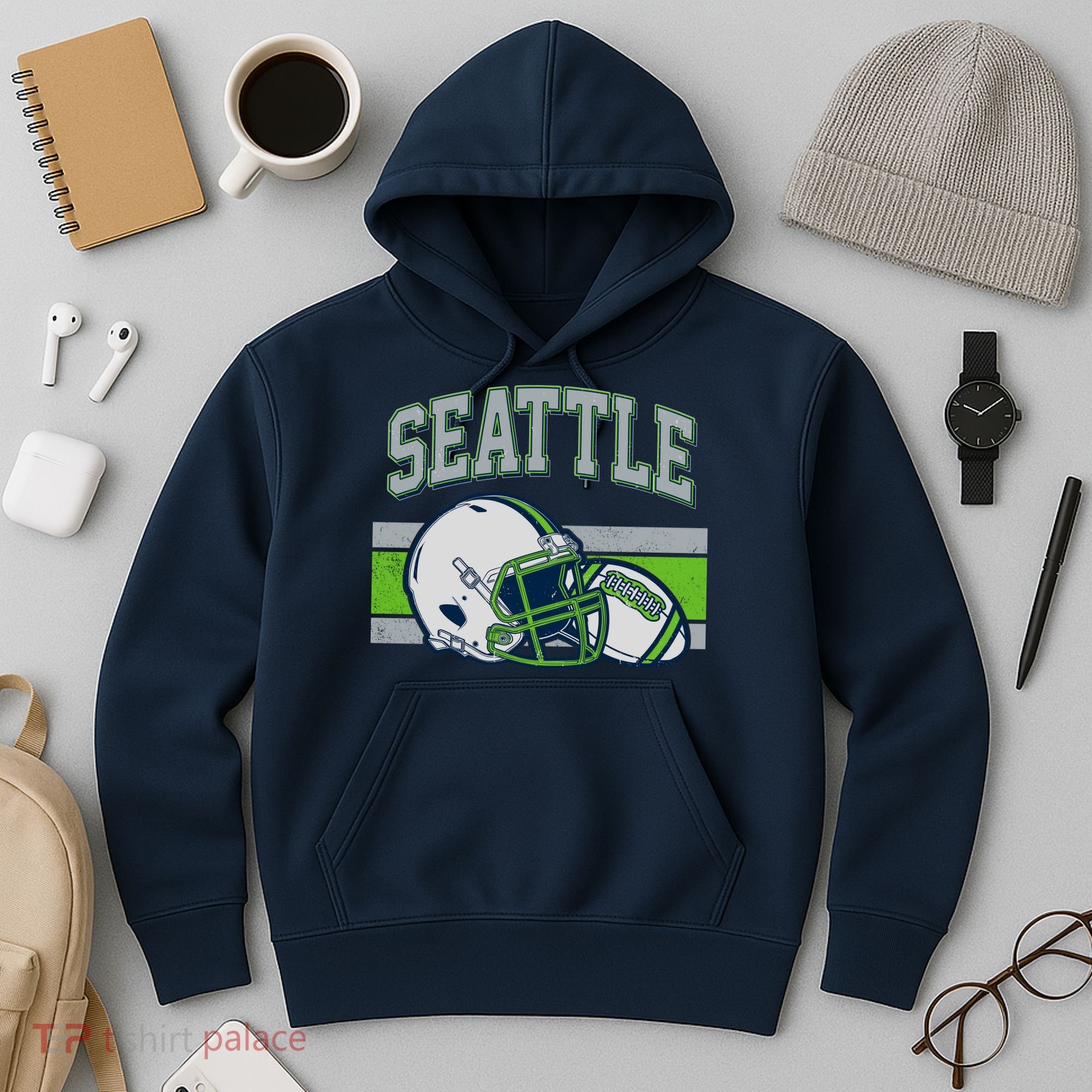 Varsity Style Seattle Football Hoodie