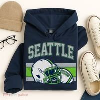 Varsity Style Seattle Football Hoodie thumb 4