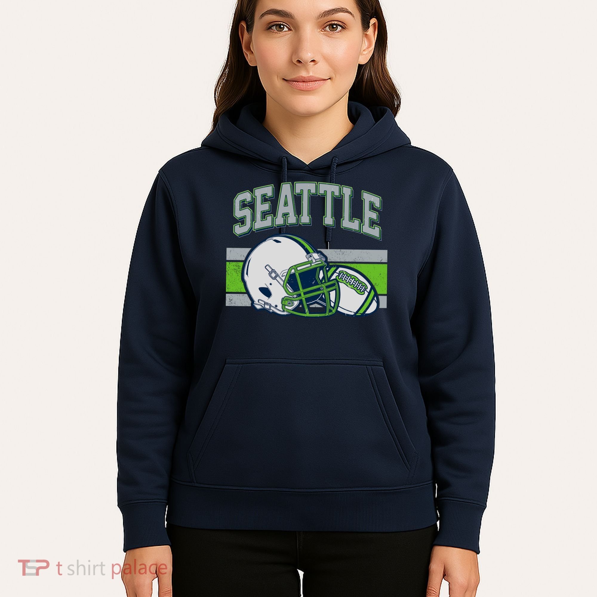 Varsity Style Seattle Football Hoodie