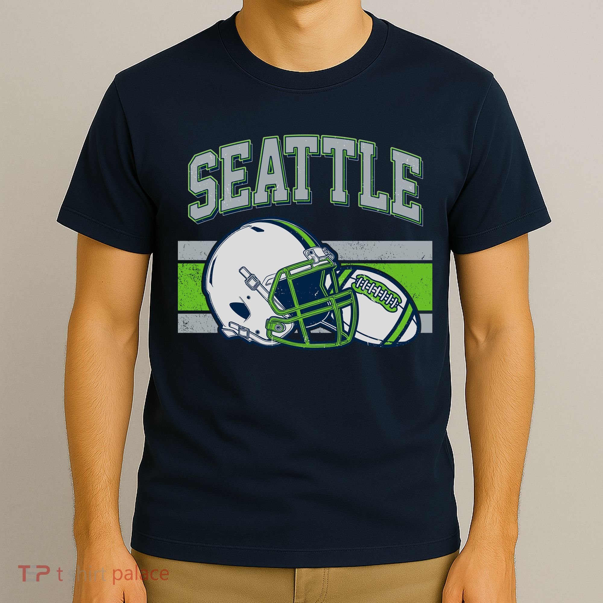 Varsity Style Seattle Football T-Shirt