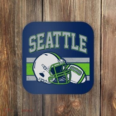 Varsity Style Seattle Football Coaster