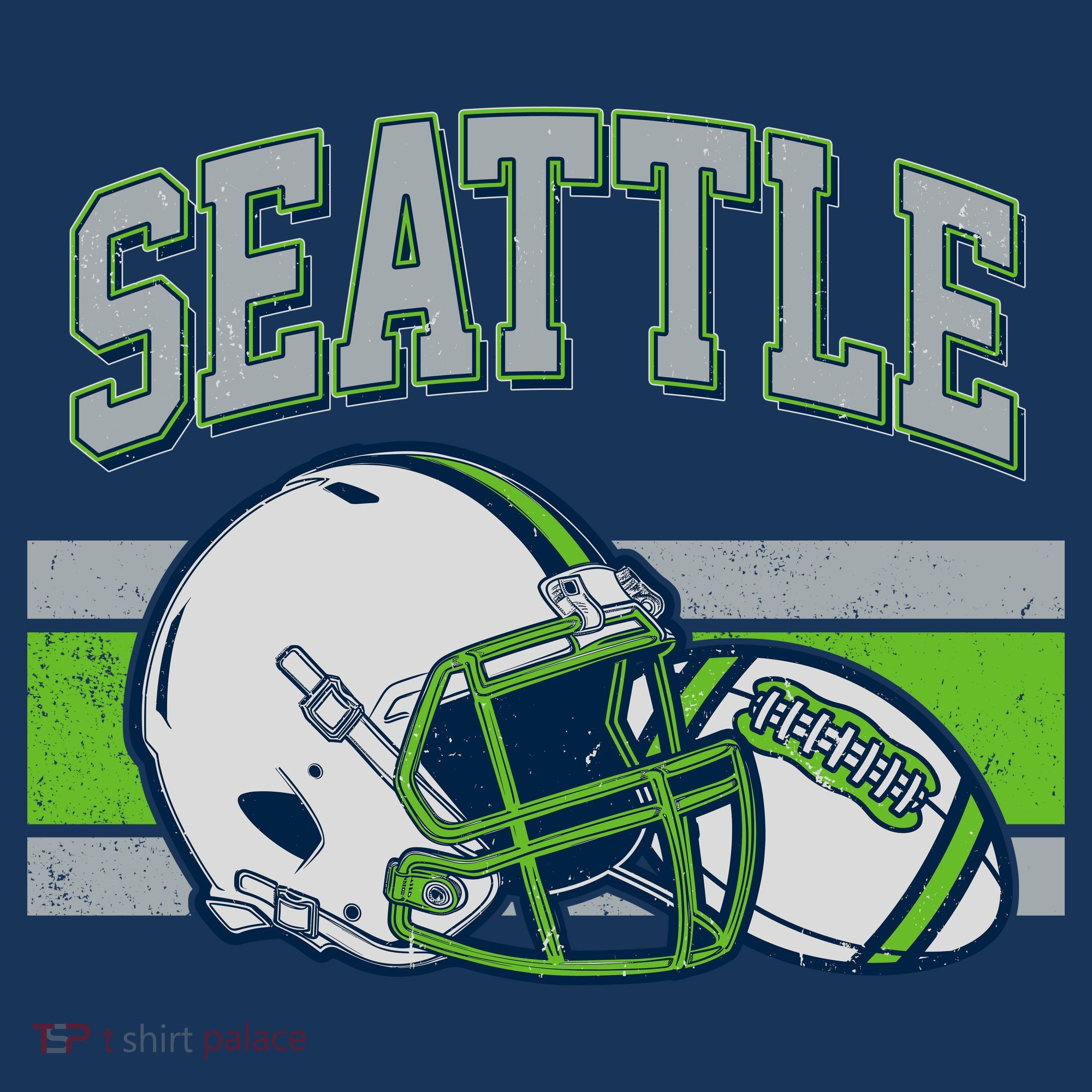 Varsity Style Seattle Football Coaster