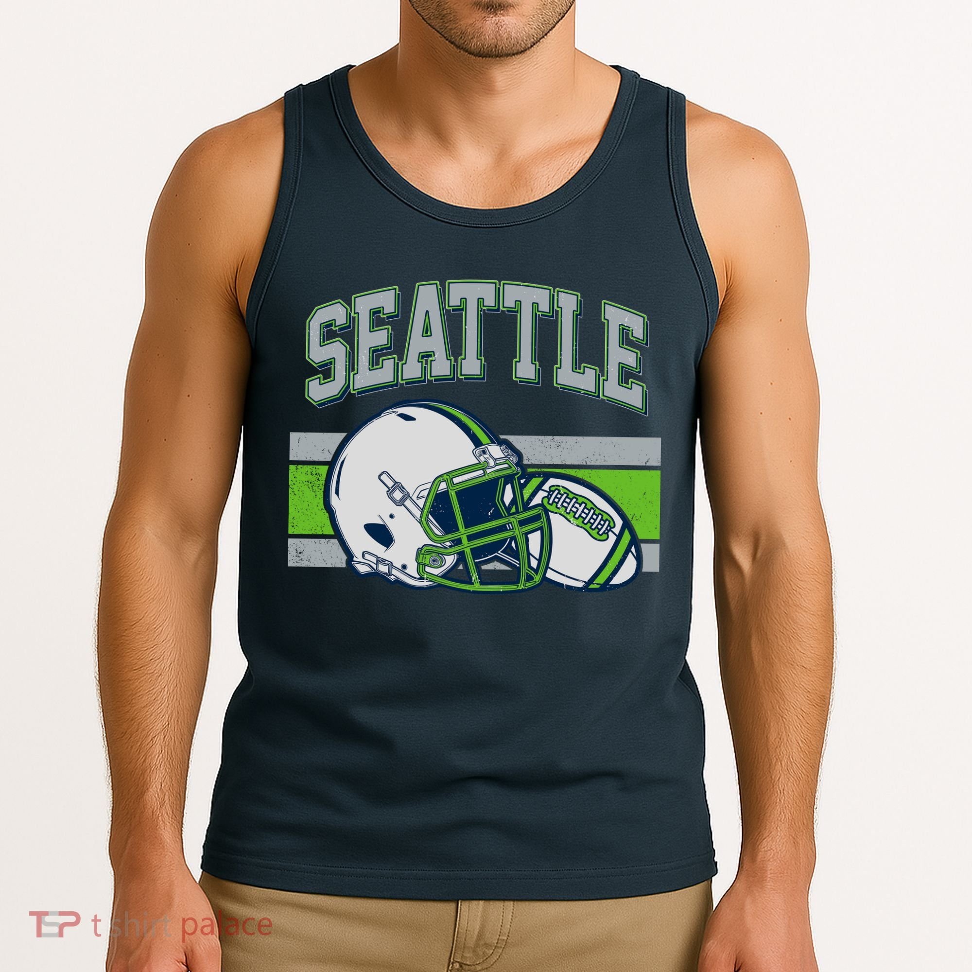 Varsity Style Seattle Football Tank Top