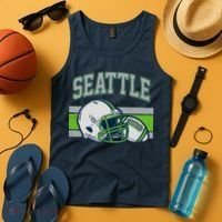 Varsity Style Seattle Football Tank Top thumb 4