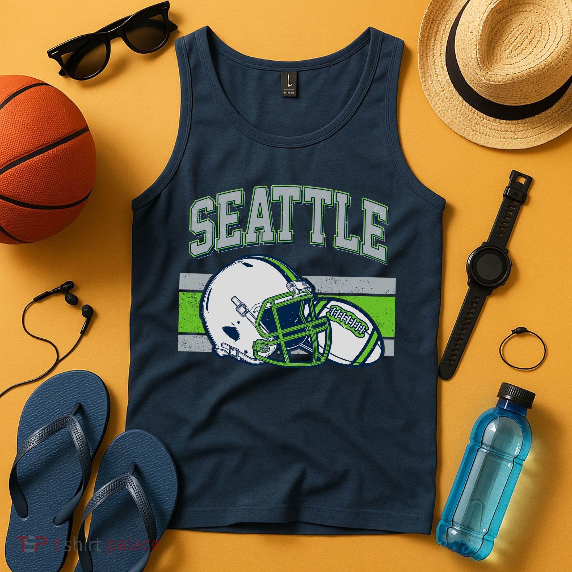Varsity Style Seattle Football Tank Top