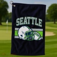 Varsity Style Seattle Football Golf Towel thumb 1