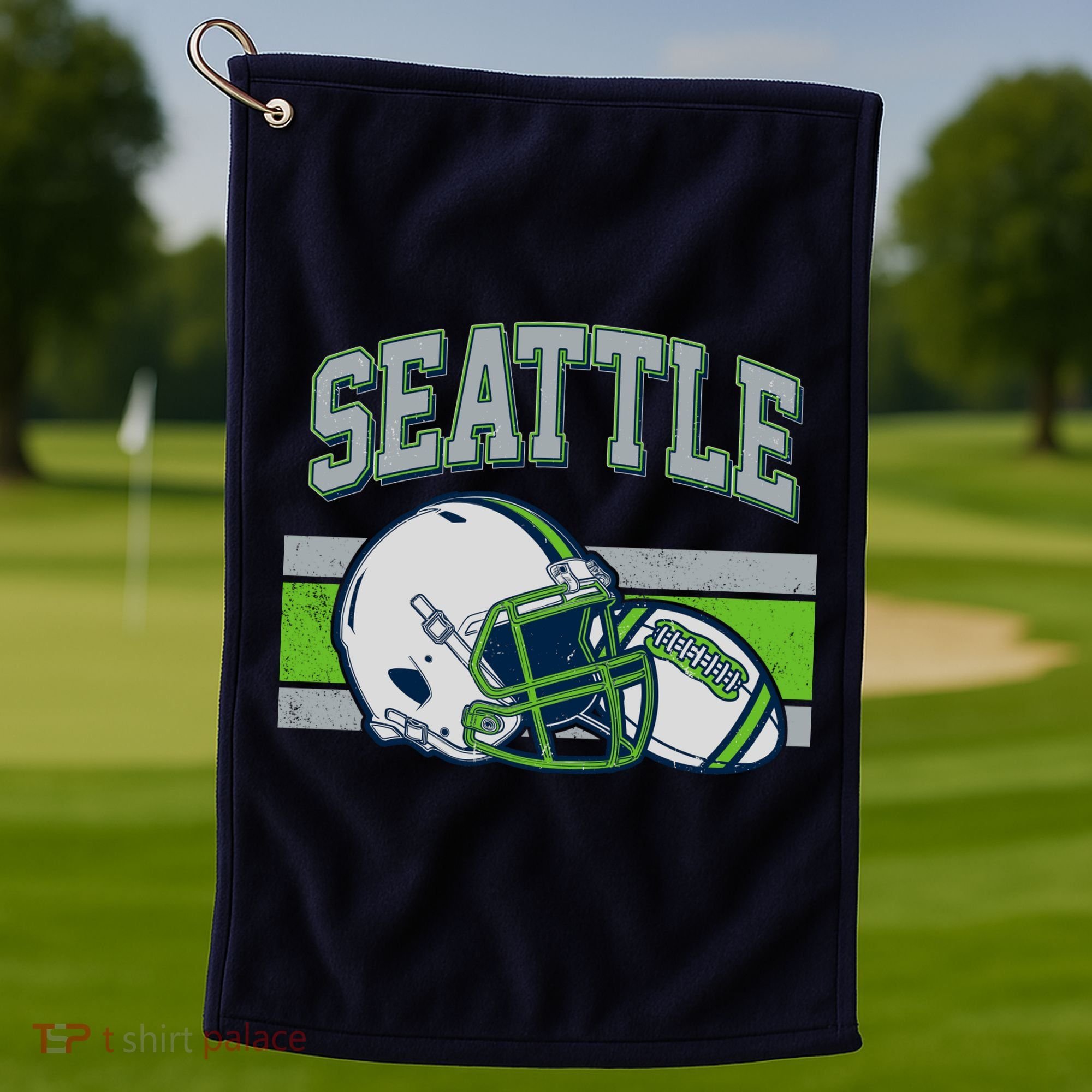 Varsity Style Seattle Football Golf Towel