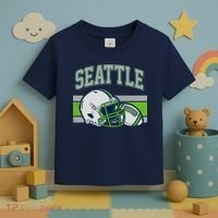 Varsity Style Seattle Football Toddler T-Shirt thumb 3