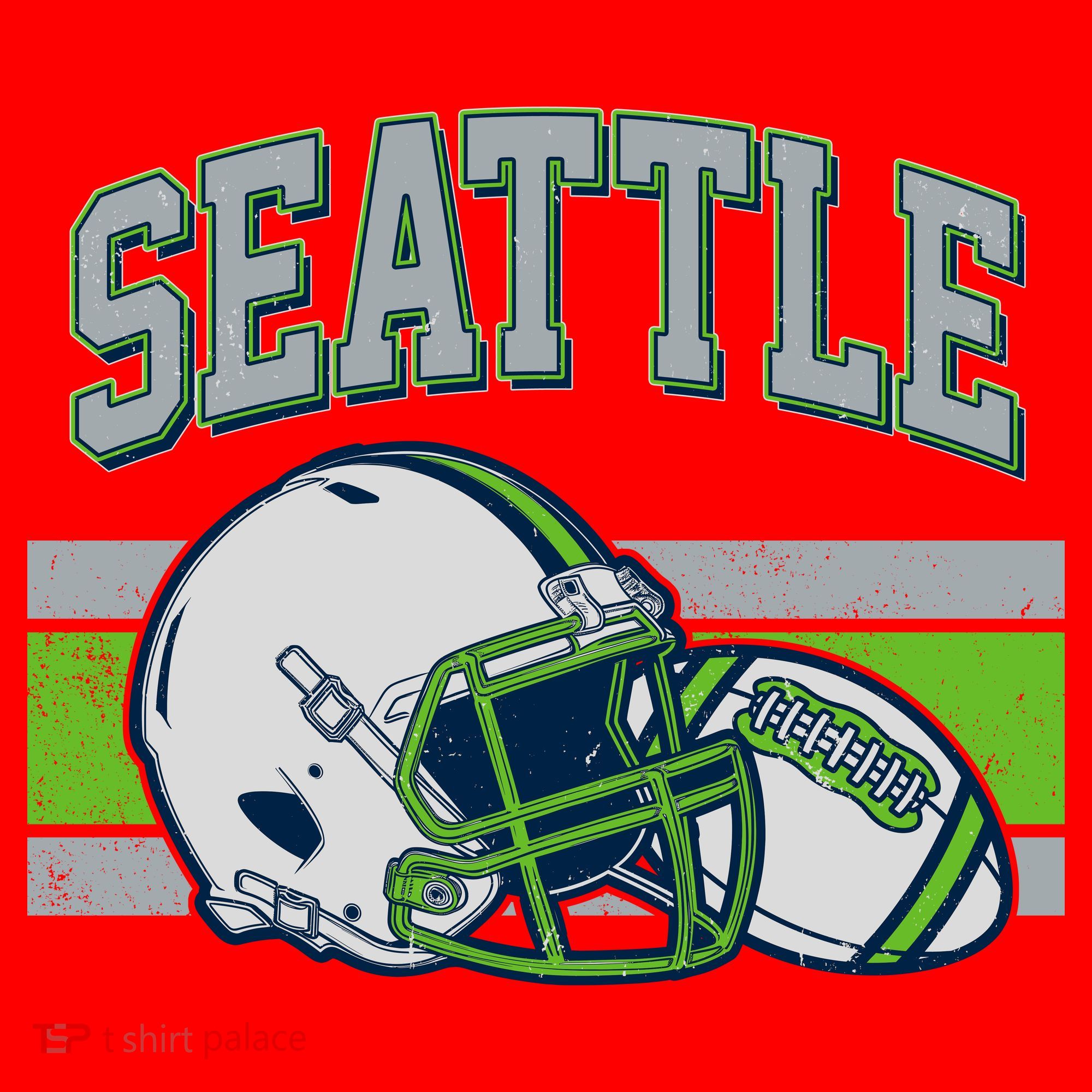 Varsity Style Seattle Football Santa Hat