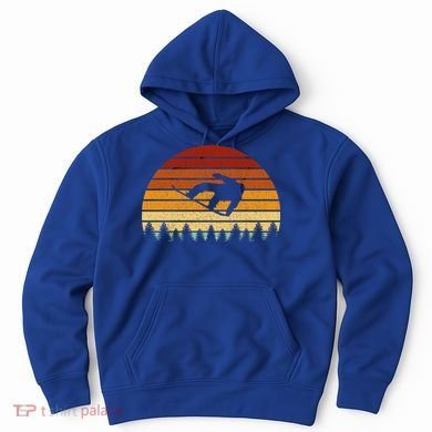 Vintage Sunset Snowboarding Gift For Snowboarders  Hoodie