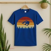 Vintage Sunset Snowboarding Gift For Snowboarders  T-Shirt thumb 2