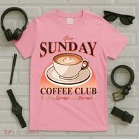 Vintage Slow Sunday Coffee Club More Espresso Less Depresso T-Shirt thumb 5