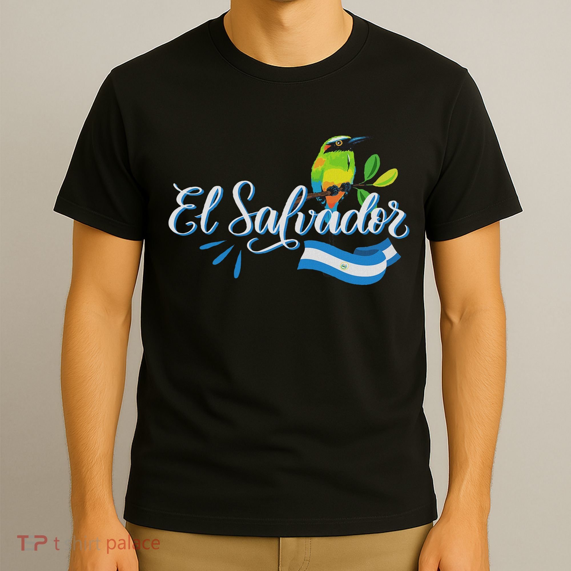 Vos Solo Sos Paja Salvadoran Slang El Salvador Flag Torogoz T-Shirt
