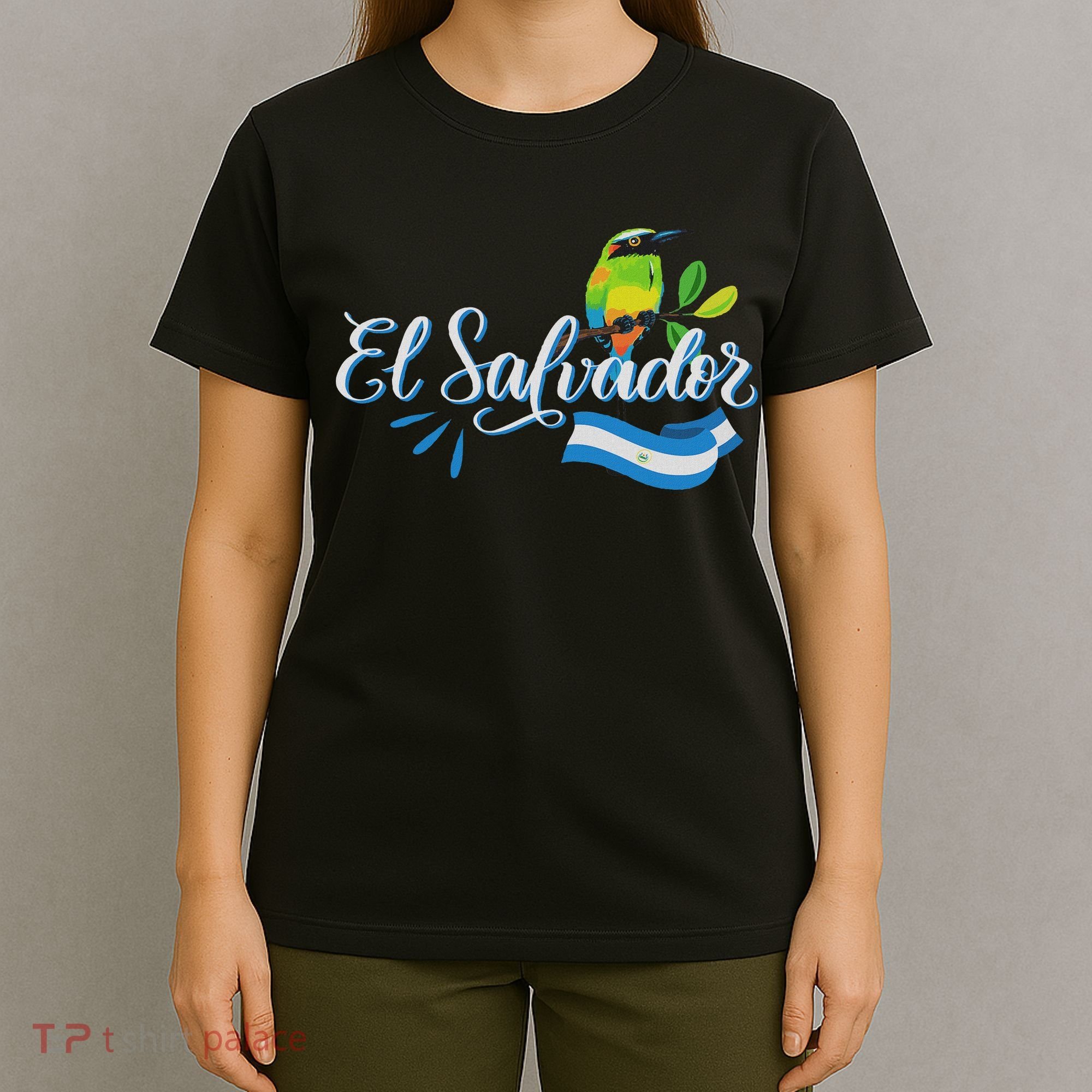 Vos Solo Sos Paja Salvadoran Slang El Salvador Flag Torogoz T-Shirt