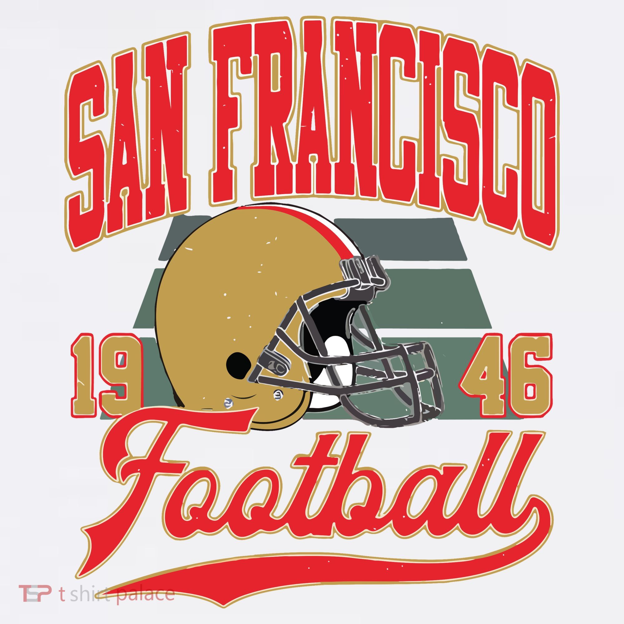 Vintage Style San Francisco Football T-Shirt