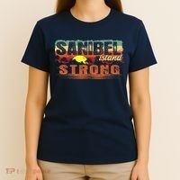 Vintage Sunset Sanibel Island FL Tee Sanibel Island Strong T-Shirt thumb 4