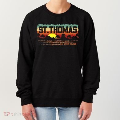 Vintage Sunset St. Thomas Usvi Women's Sweatshirt