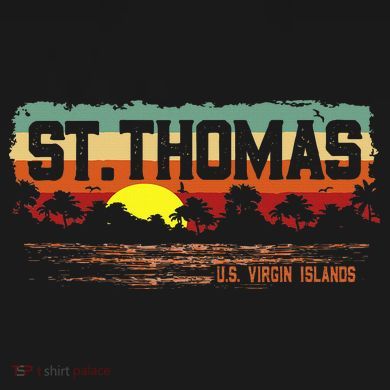 Vintage Sunset St. Thomas Usvi Toddler Zip Fleece Hoodie
