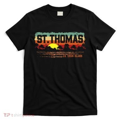 Vintage Sunset St. Thomas Usvi T-Shirt