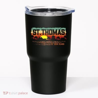 Vintage Sunset St. Thomas Usvi Tumbler