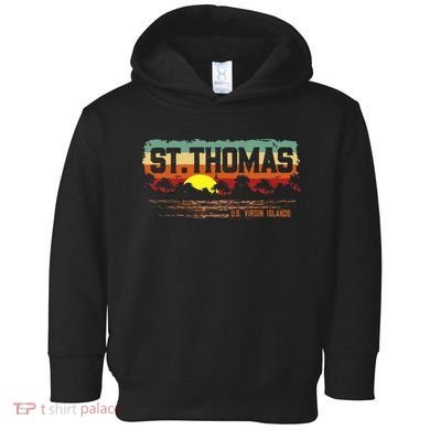 Vintage Sunset St. Thomas Usvi Toddler Hoodie