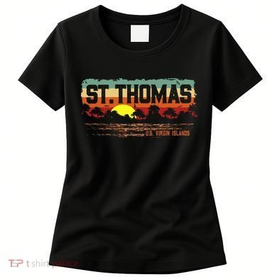 Vintage Sunset St. Thomas Usvi Women's T-Shirt