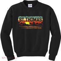 Vintage Sunset St. Thomas Usvi Kids Sweatshirt thumb 0