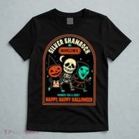 Vintage Silver Shamrock Novelties Happy Happy Halloween T-Shirt thumb 5