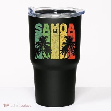 Vintage Samoa Samoan Tumbler