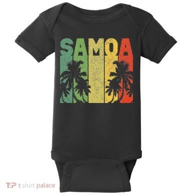 Vintage Samoa Samoan Baby Bodysuit