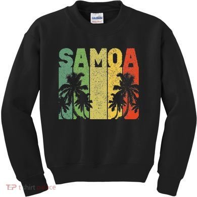 Vintage Samoa Samoan Kids Sweatshirt