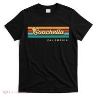 Vintage Sunset Stripes C.O.A.C.H.E.L.L.A California T-Shirt thumb 0