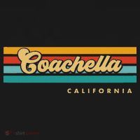 Vintage Sunset Stripes C.O.A.C.H.E.L.L.A California T-Shirt thumb 7