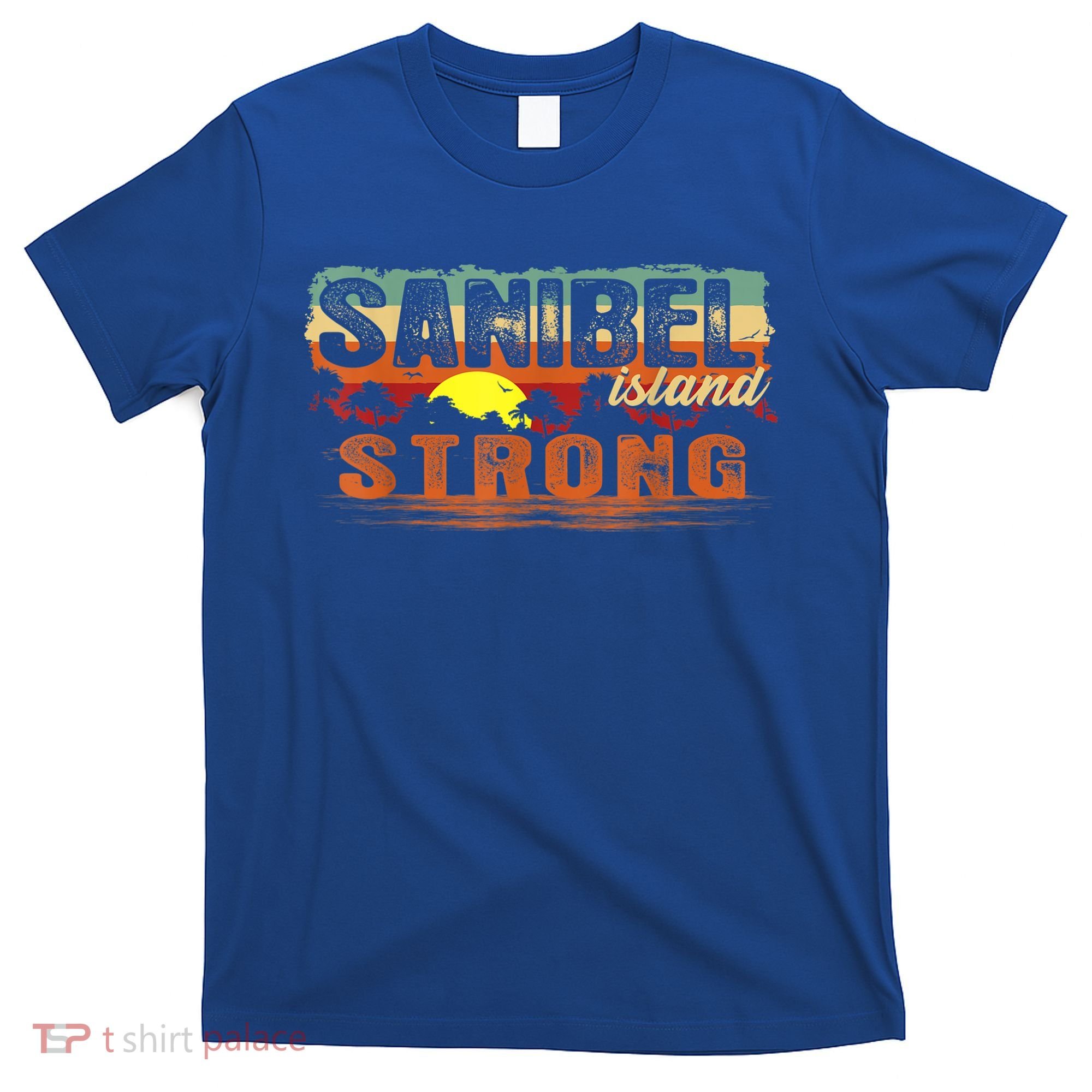 Vintage Sunset Sanibel Island FL Tee Sanibel Island Strong T-Shirt