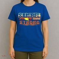 Vintage Sunset Sanibel Island FL Tee Sanibel Island Strong T-Shirt thumb 4