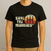 Vintage Save The Stick Manual Transmission T-Shirt thumb 3