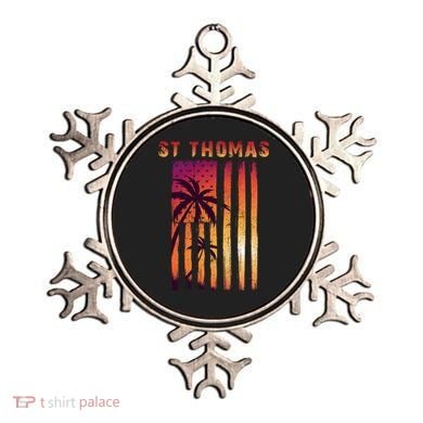 Vintage St Thomas Us Virgin Islands Patriotic Flag Meaningful Gift Ornament