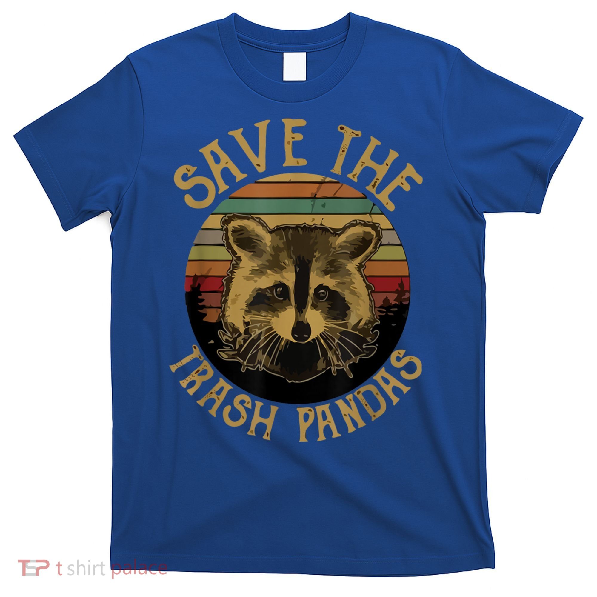 Vintage Save The Trash Pandas Funny Raccoon Animal Gift T-Shirt