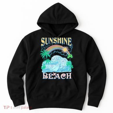 Vintage Summer Time Sunshine Beach Hoodie
